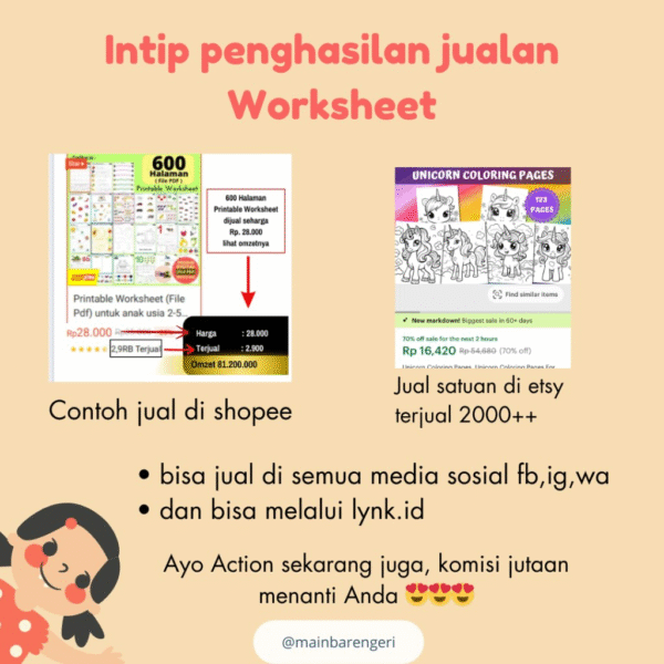 Raih Cuan Jutaan dengan Printable Worksheet - Image 2