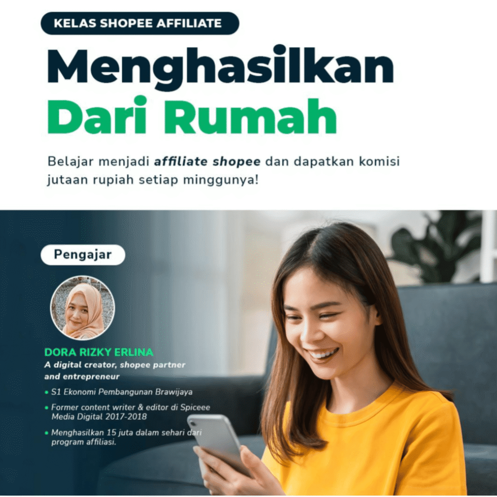 kelas shopee affiliate
