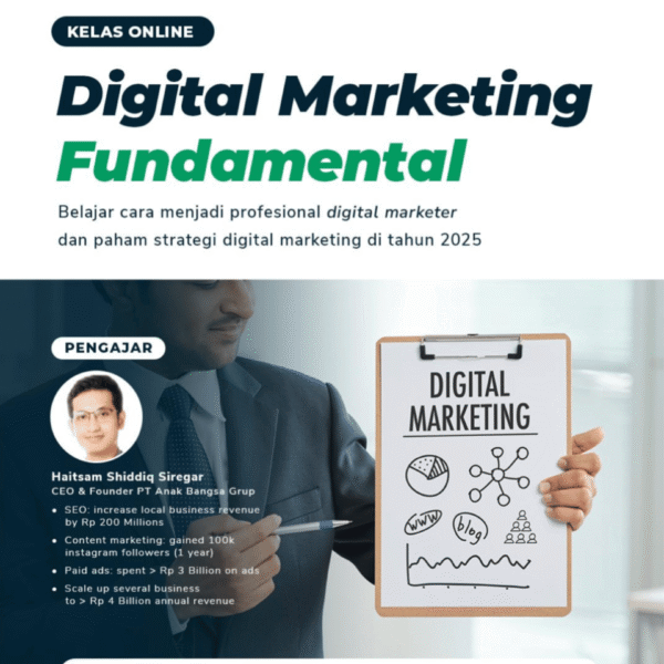Kelas Online: Digital Marketing Fundamental